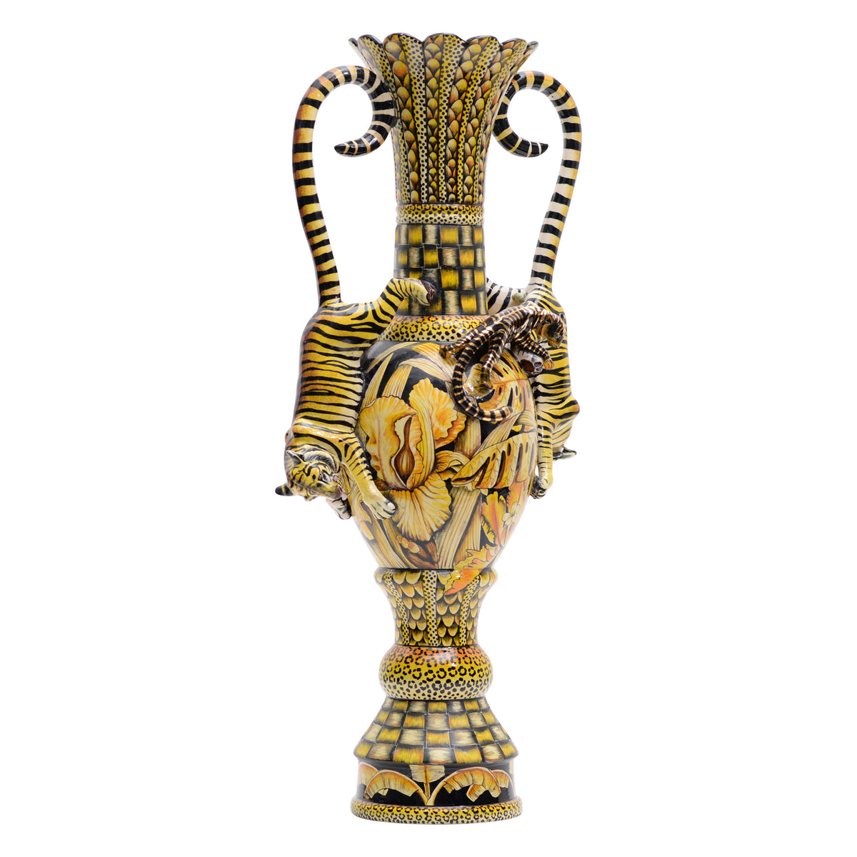 Tiger vase