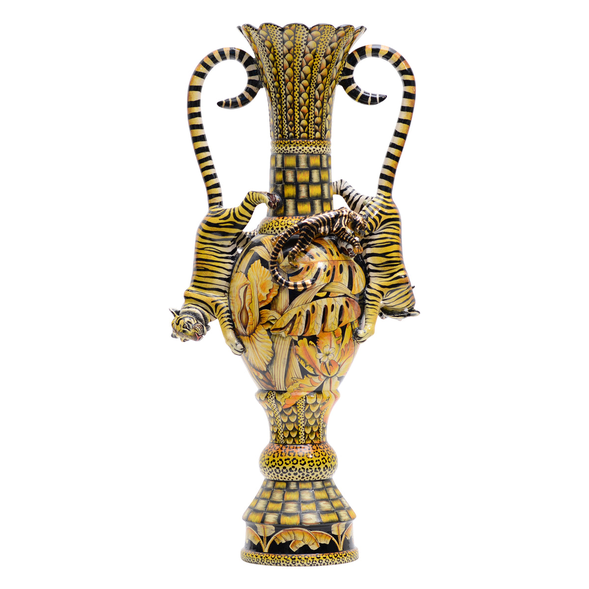 Tiger vase