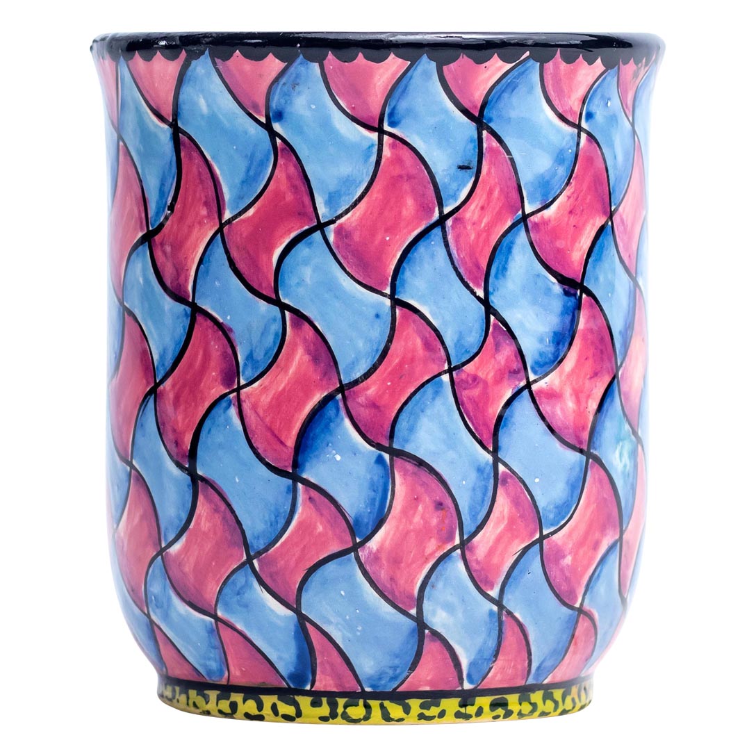 Leopard spot, rhombus pattern mug