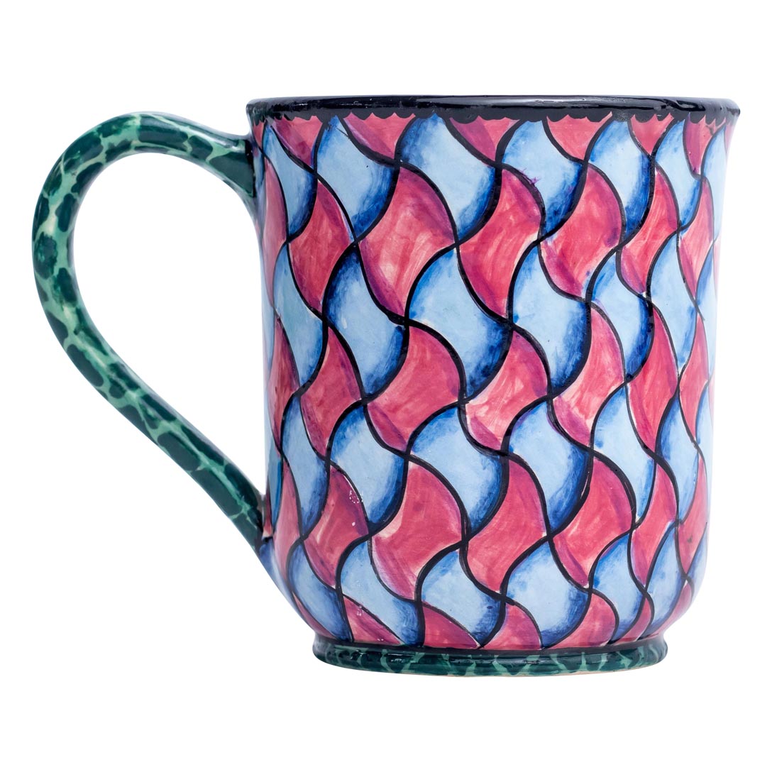 Giraffe spot, rhombus pattern mug