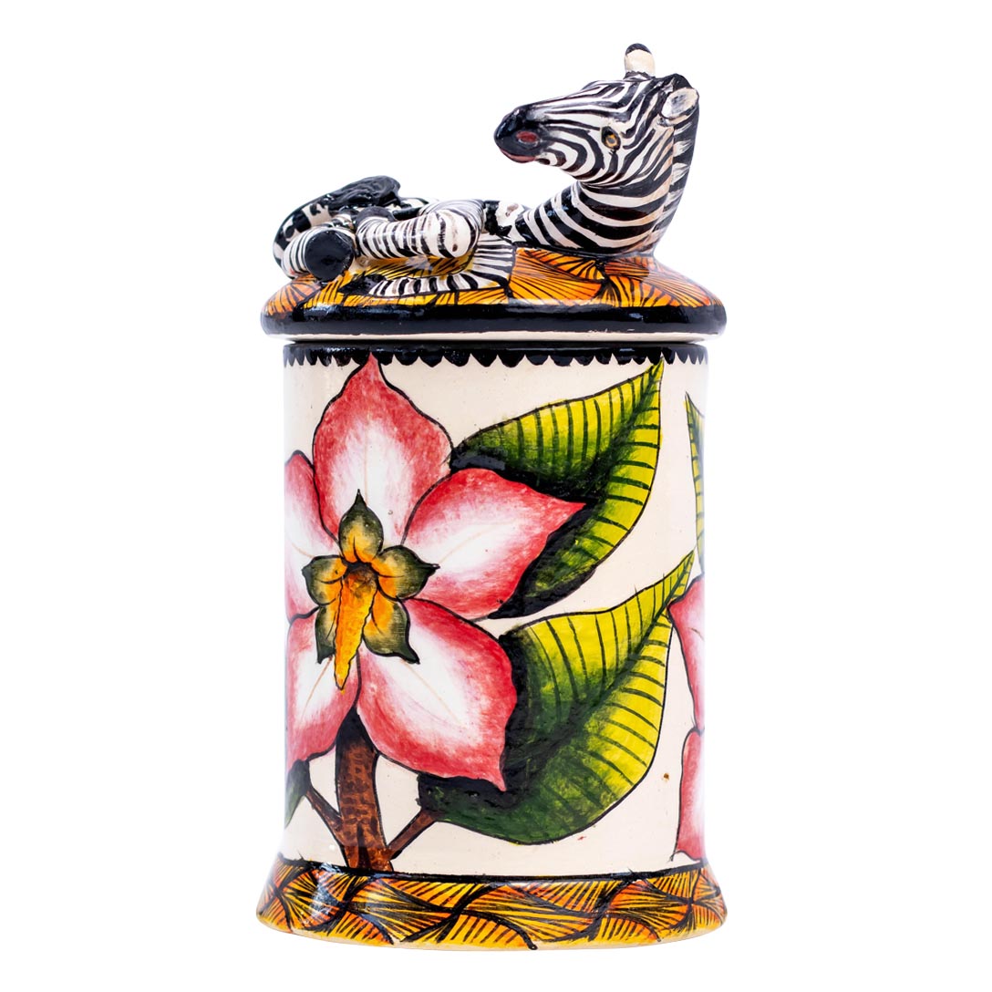 Zebra, hibiscus flower, african print diffuser