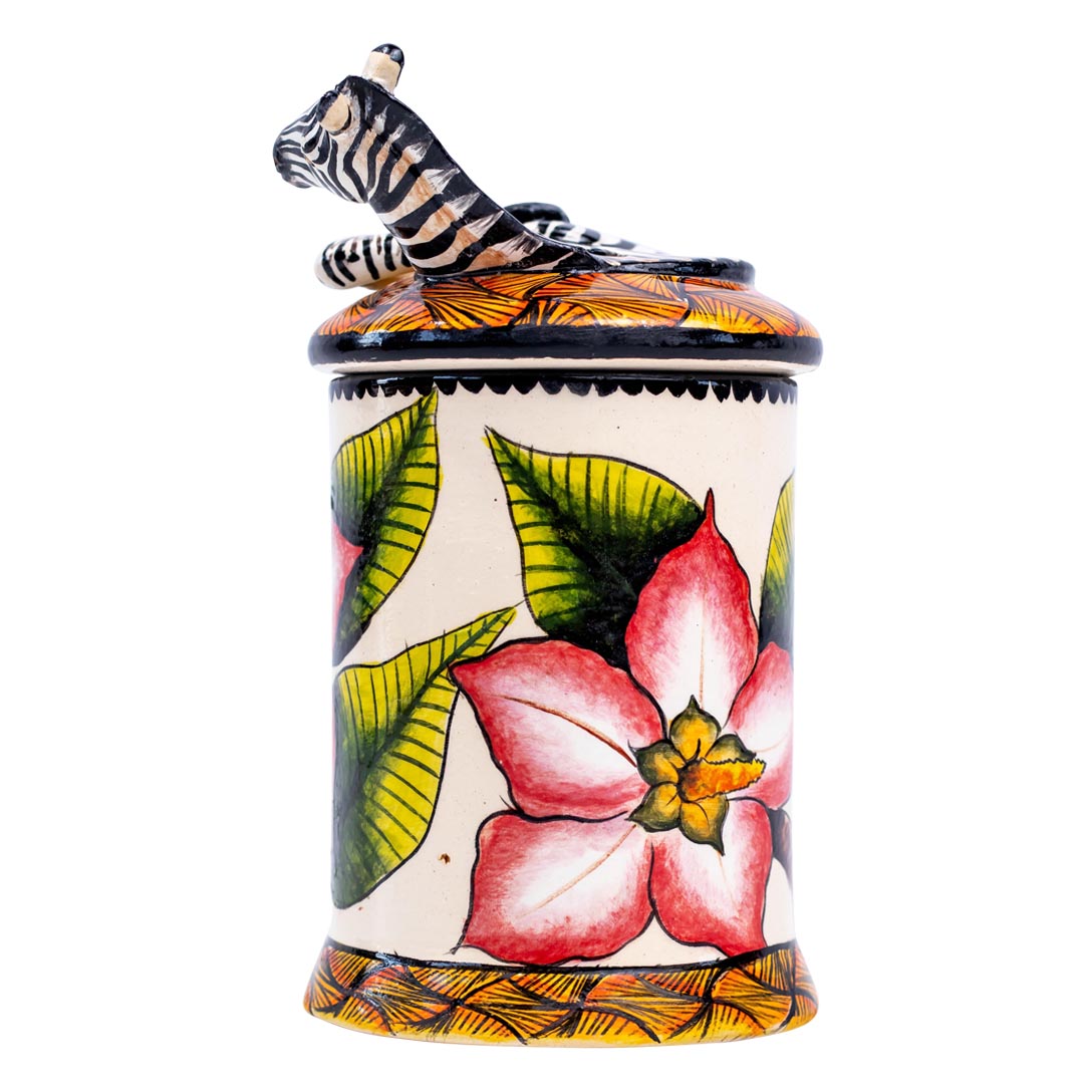 Zebra, hibiscus flower, african print diffuser