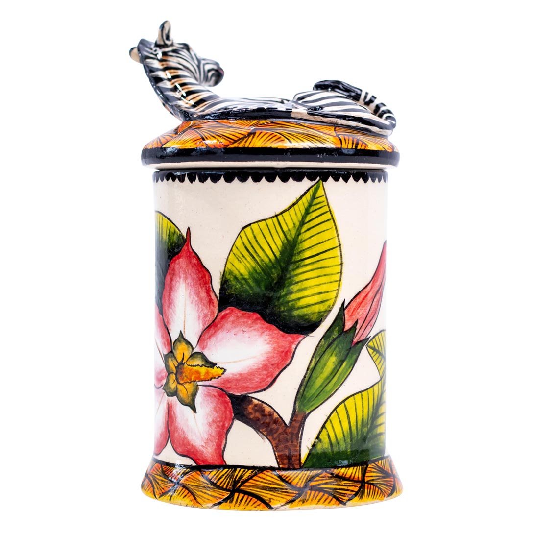Zebra, hibiscus flower, african print diffuser