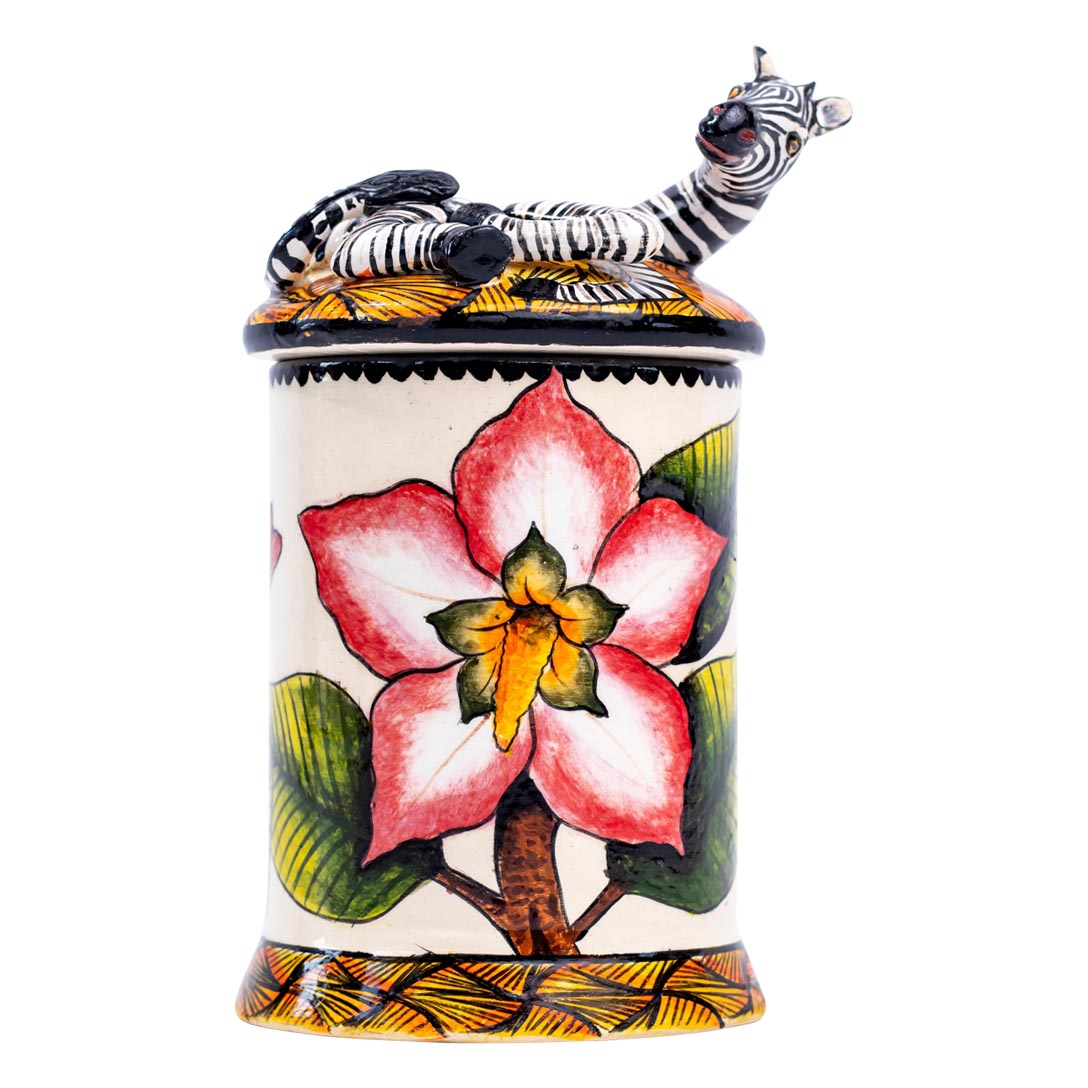 Zebra, hibiscus flower, african print diffuser