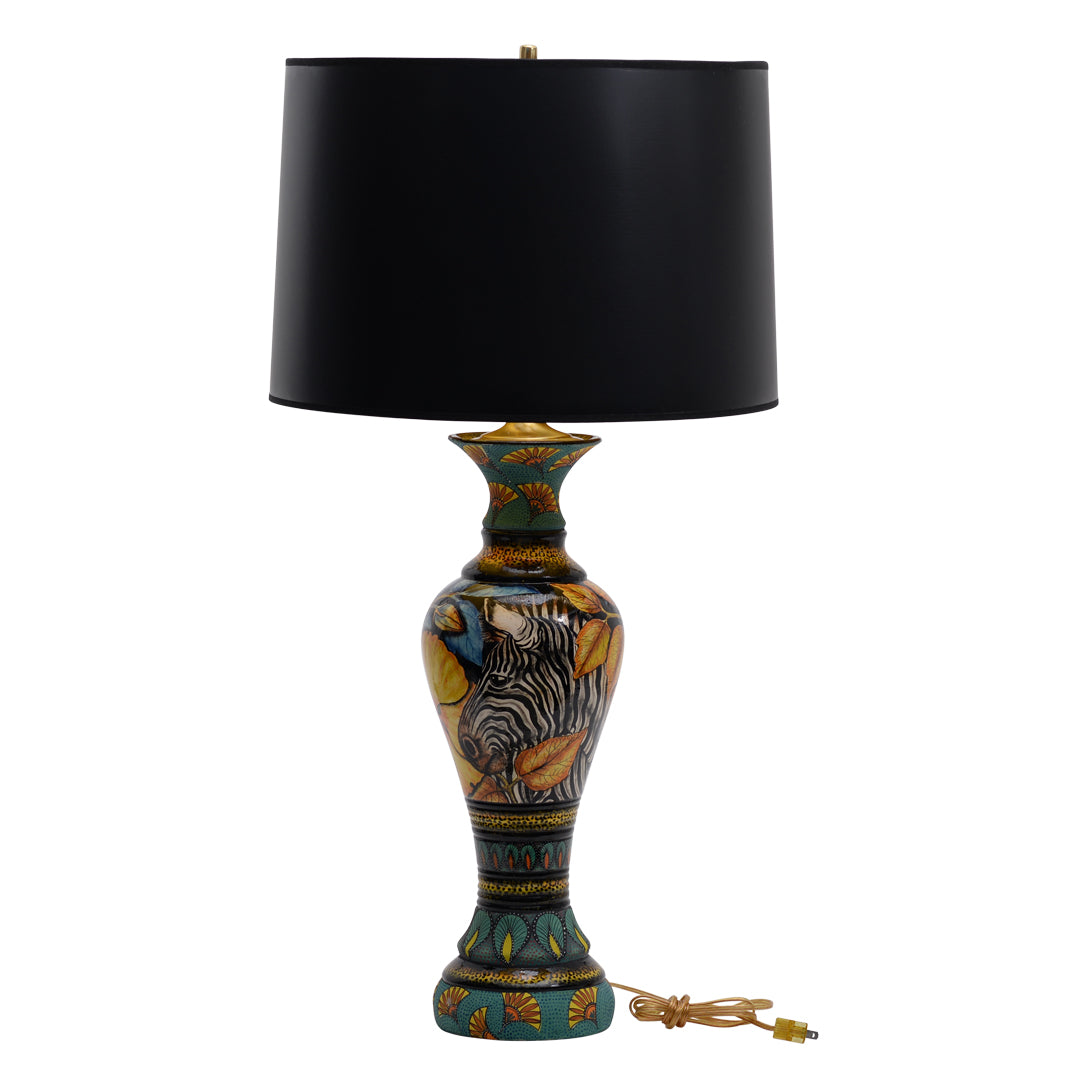 Zebra lamp