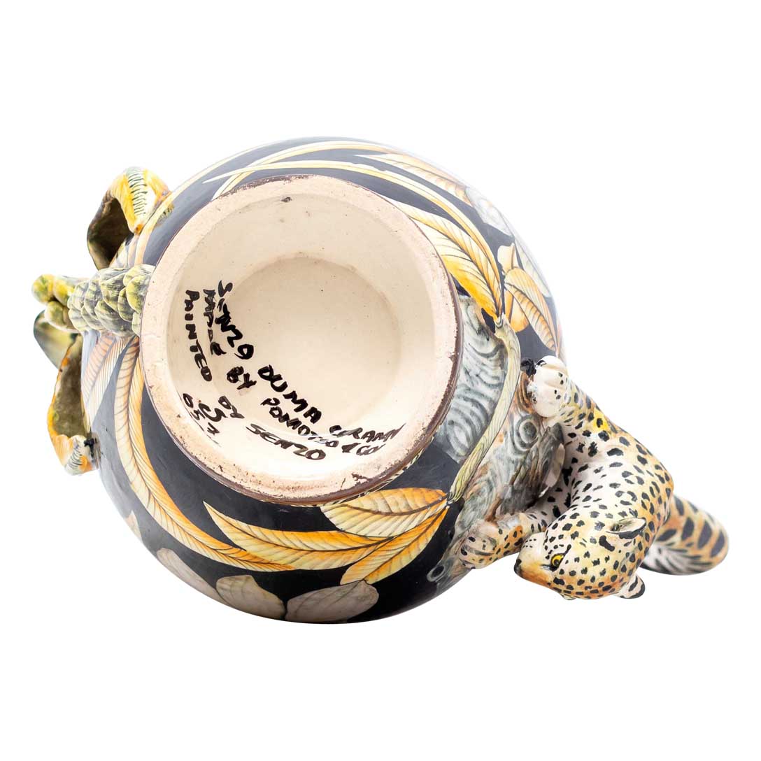 Leopard & banana tree jug