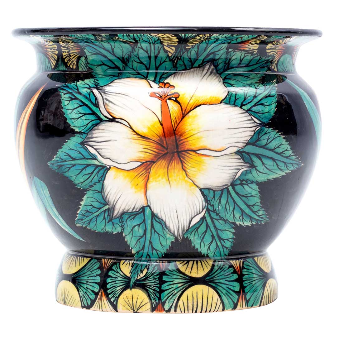 Hibiscus flower planter