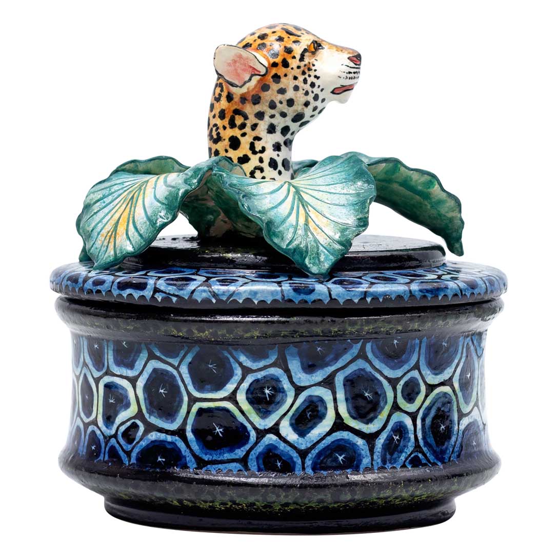 Leopard jewelry box