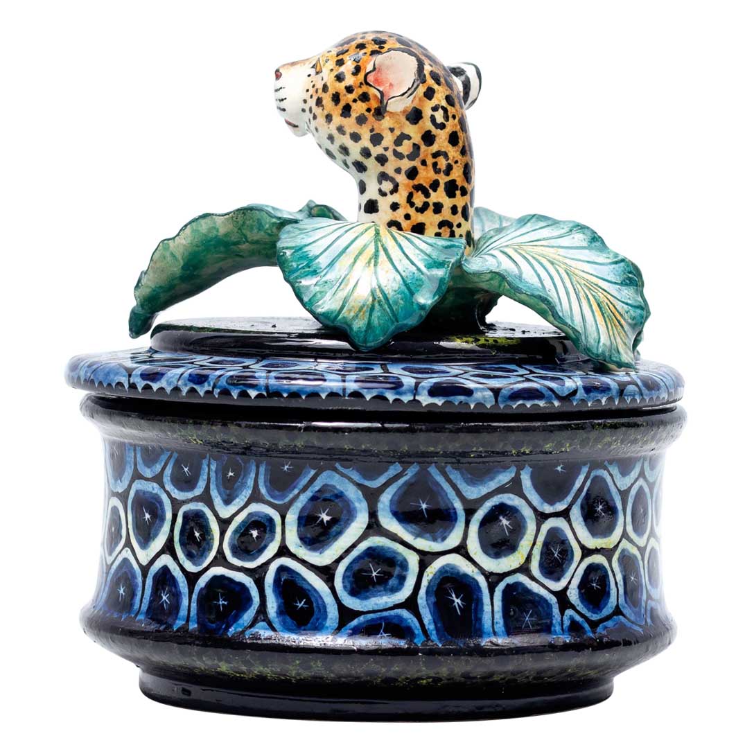 Leopard jewelry box