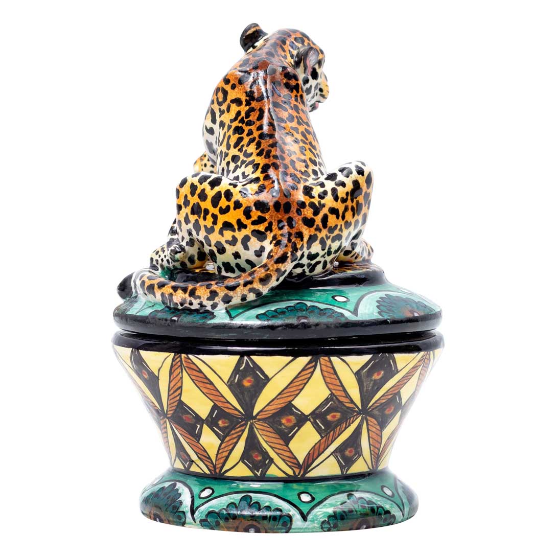 Leopard jewelry box