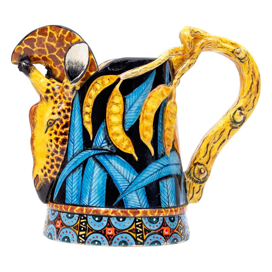 Giraffe & honey locust tree jug
