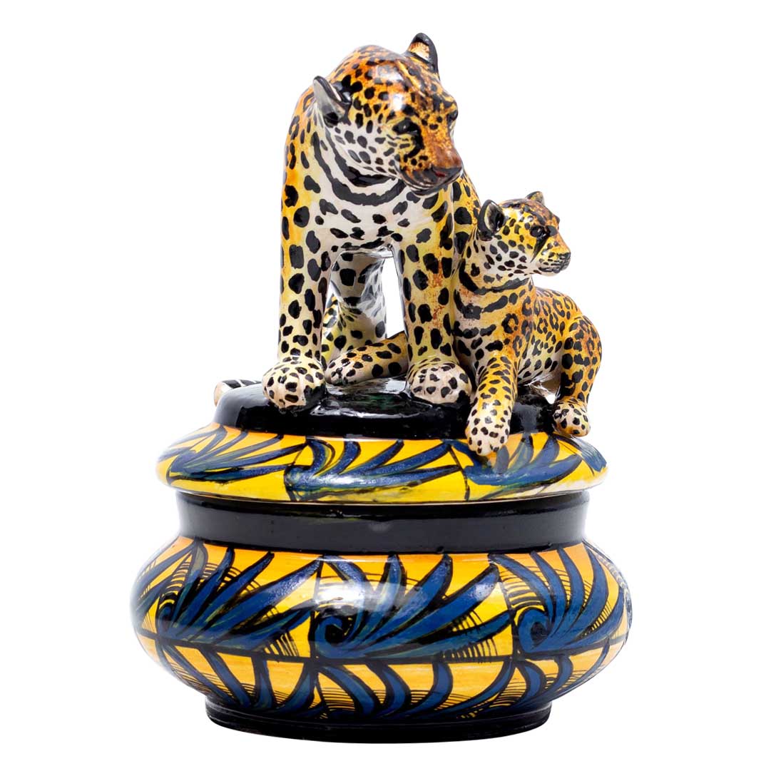 Leopard jewelry box
