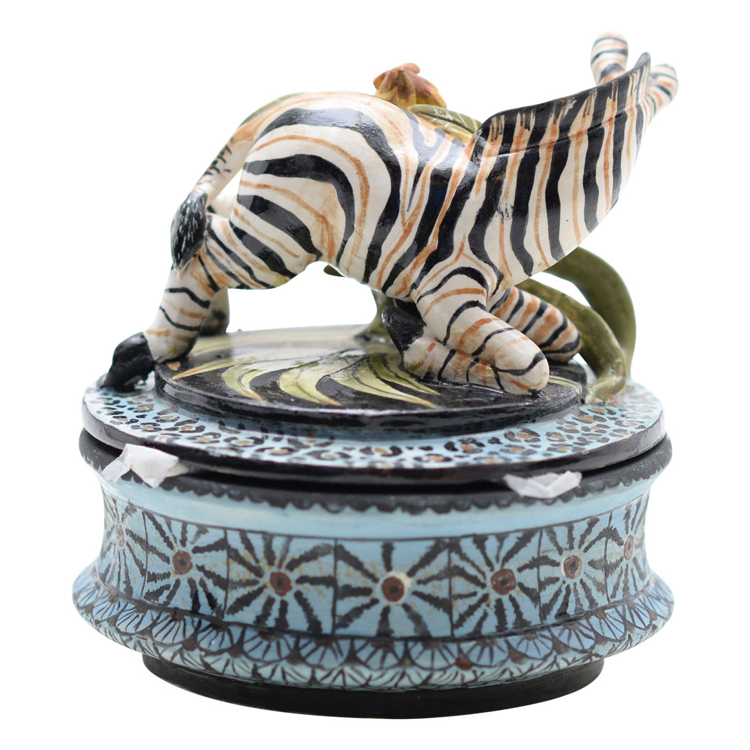Zebra jewelry box