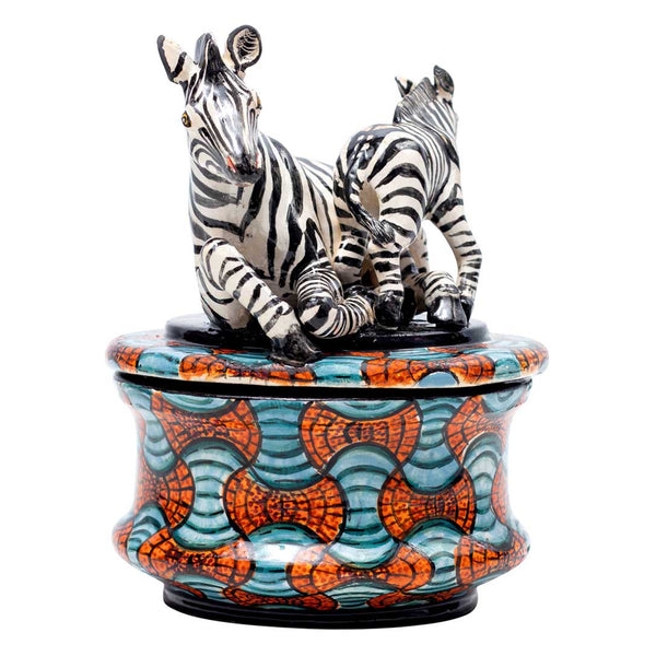 Zebra jewelry box - pascoegallery