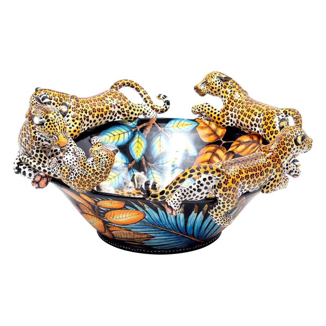 Leopard bowl