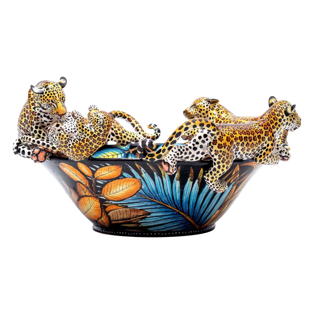 Leopard bowl