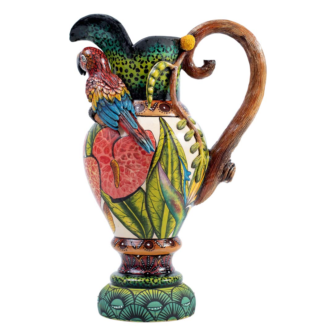 Parrot & legume tree jug