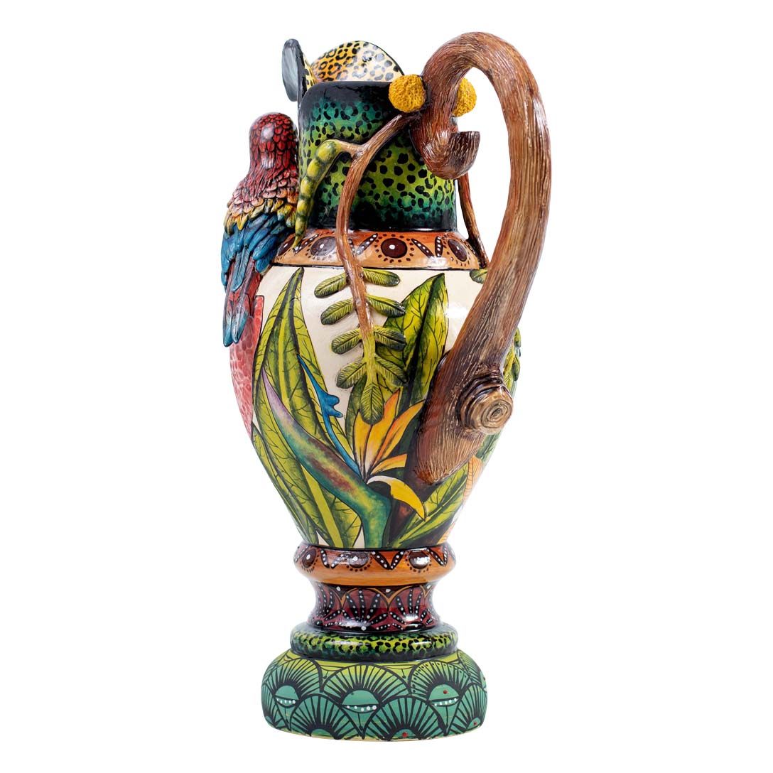 Parrot & legume tree jug
