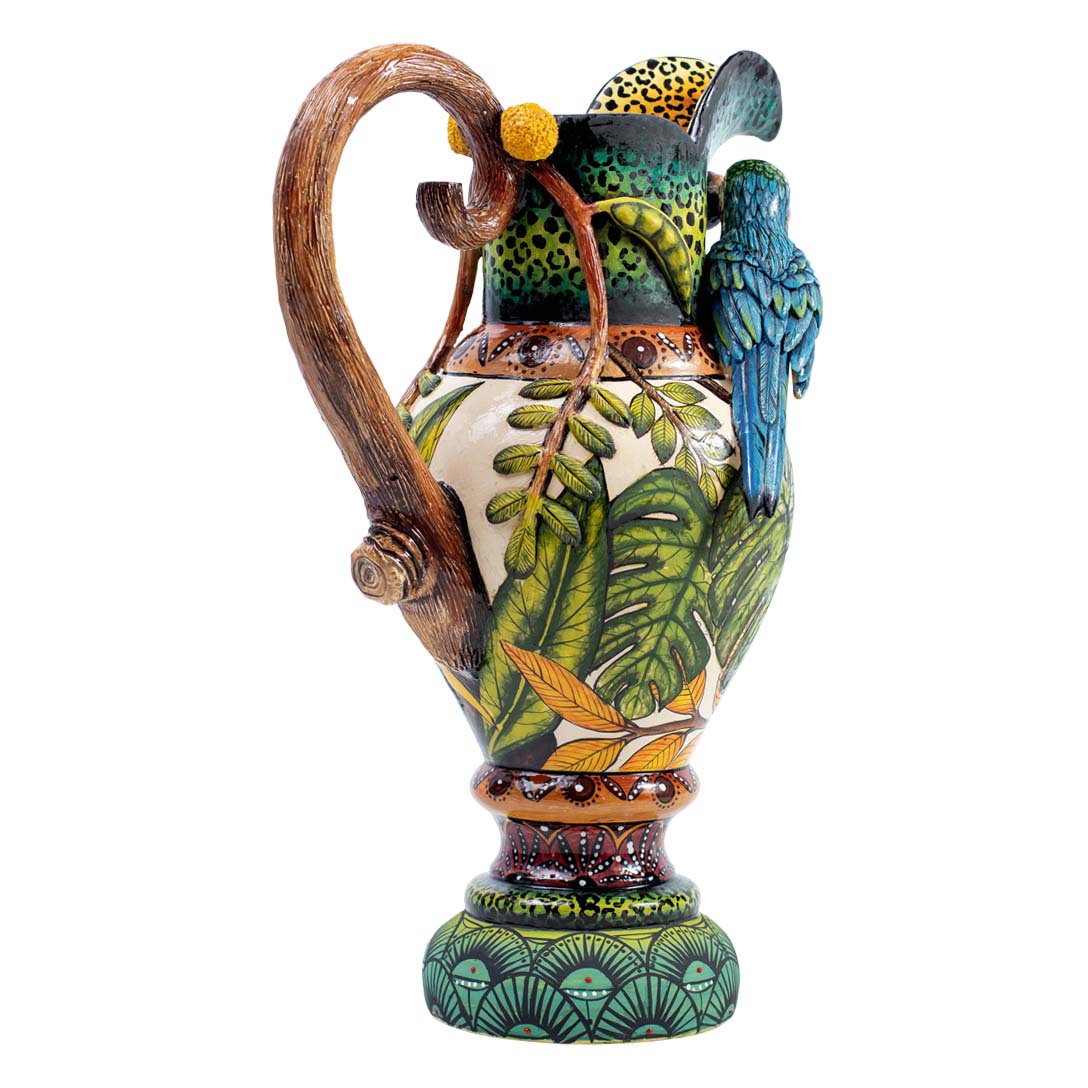 Parrot & legume tree jug