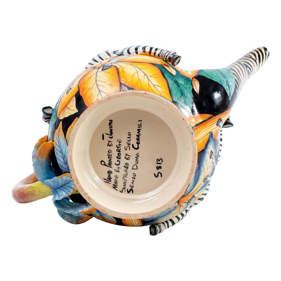 Zebra teapot