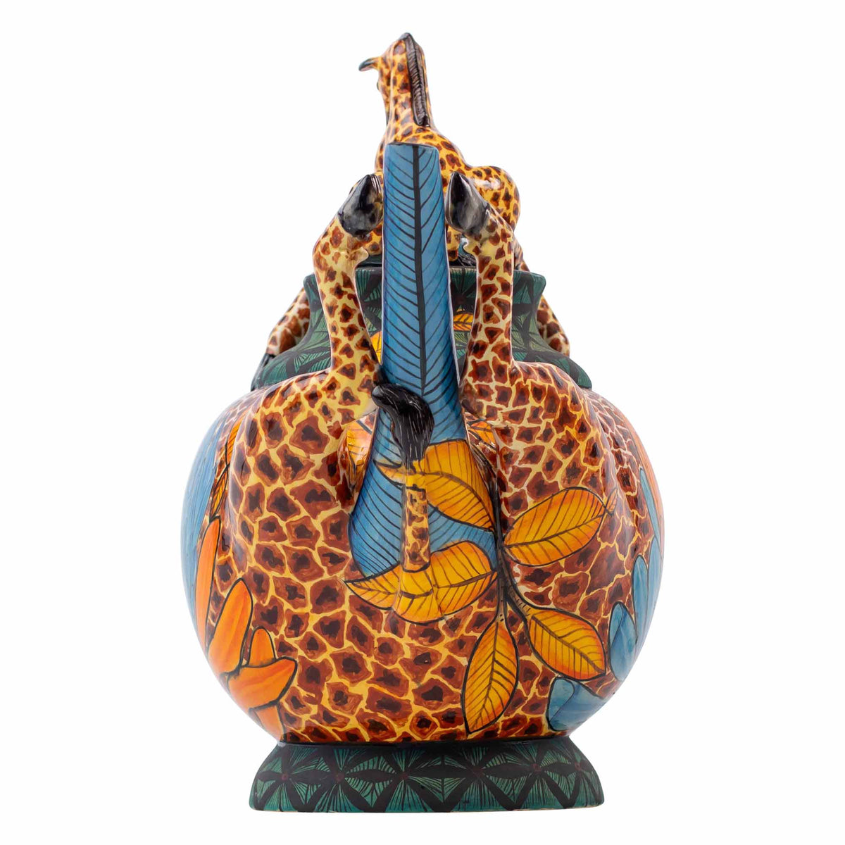 Giraffe & protea teapot