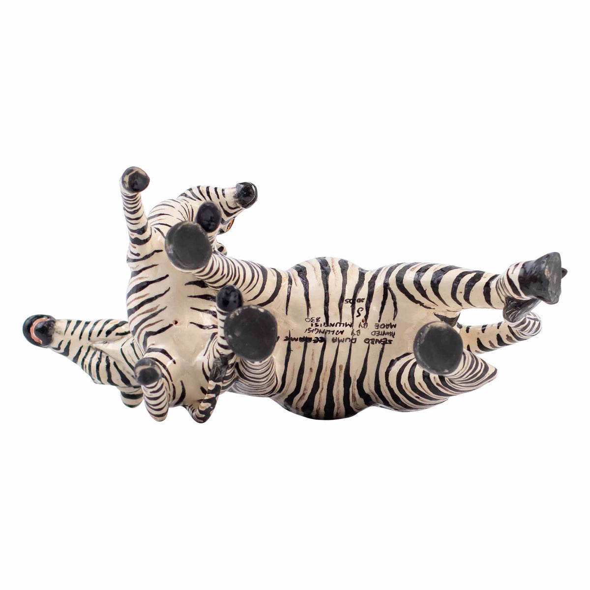 Zebra sculpture