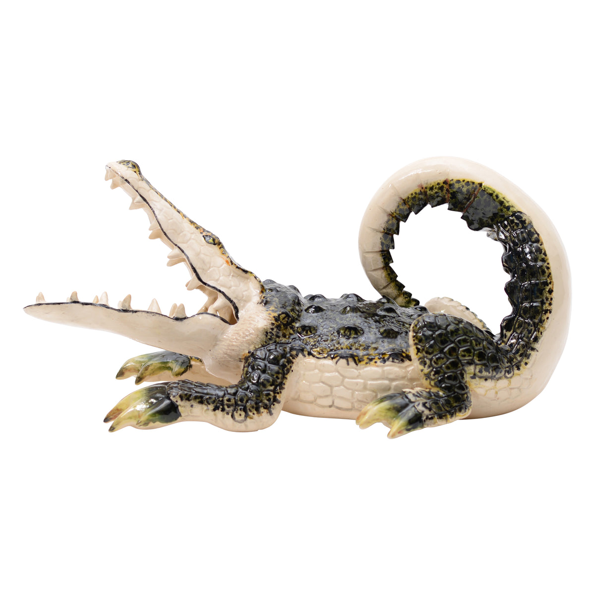 Crocodile sculpture