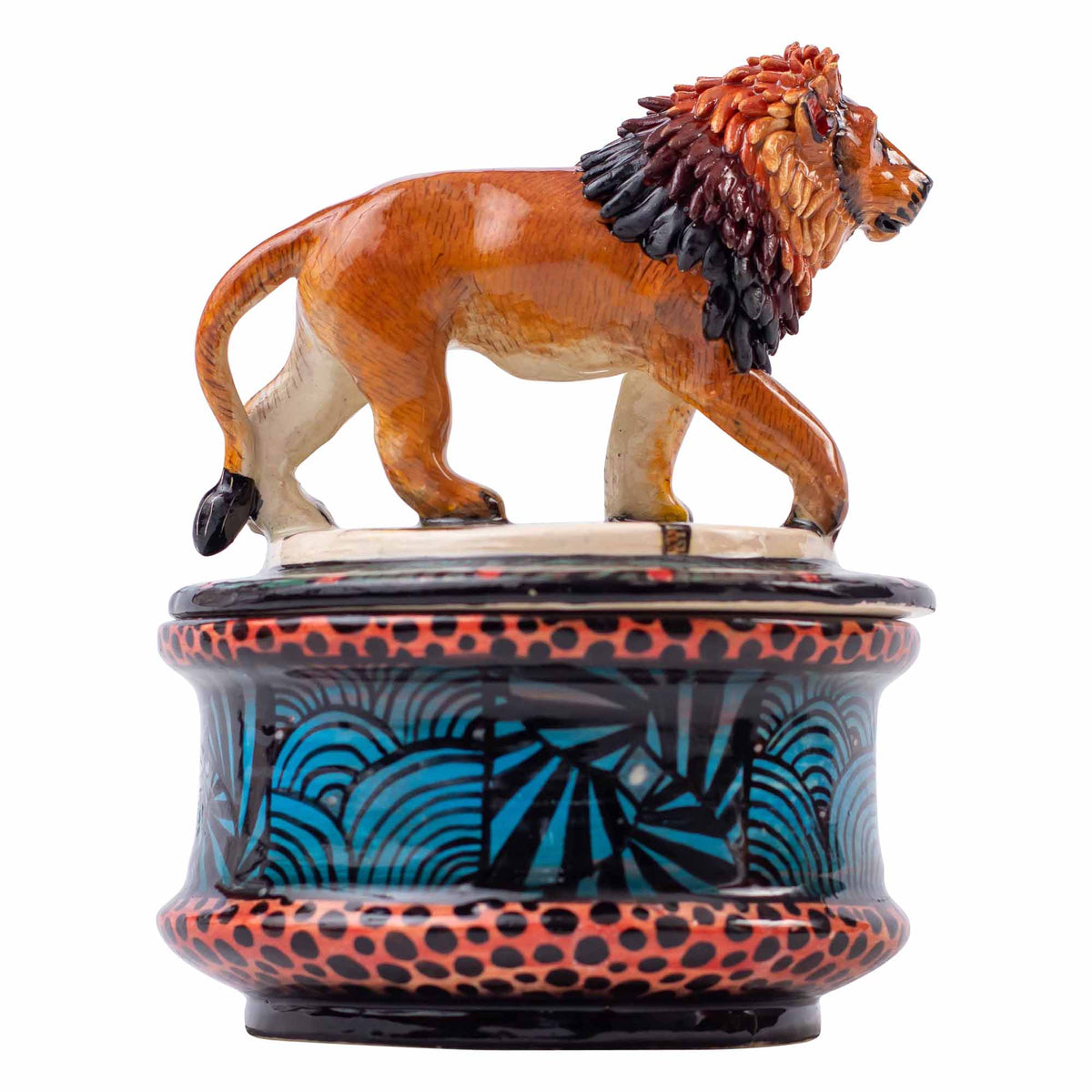 Lion jewelry box