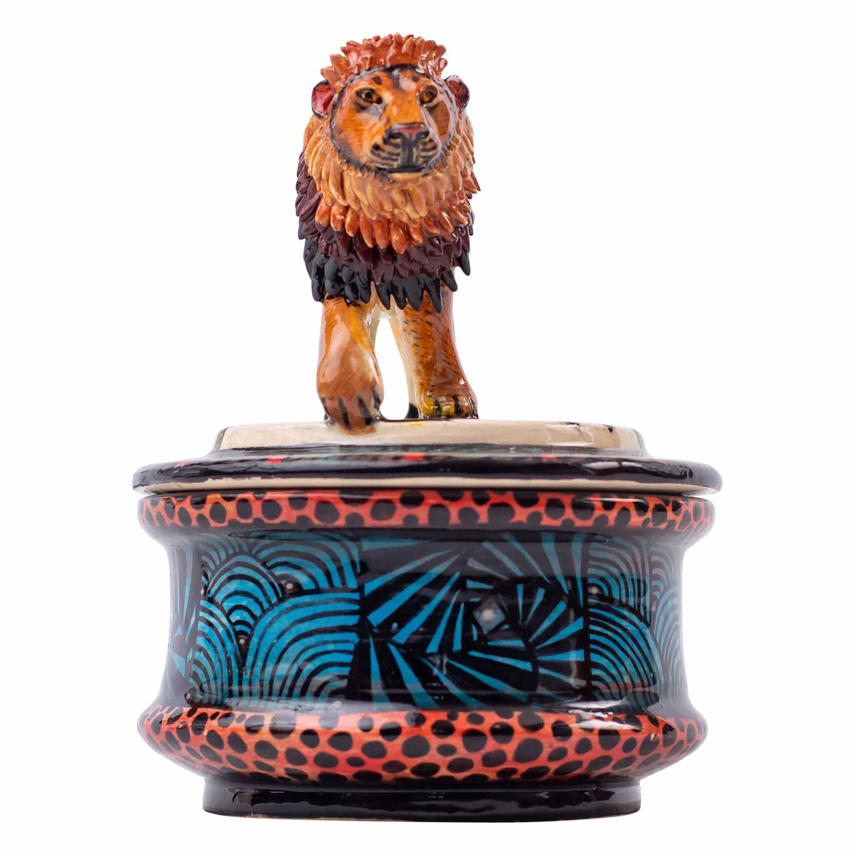 Lion jewelry box