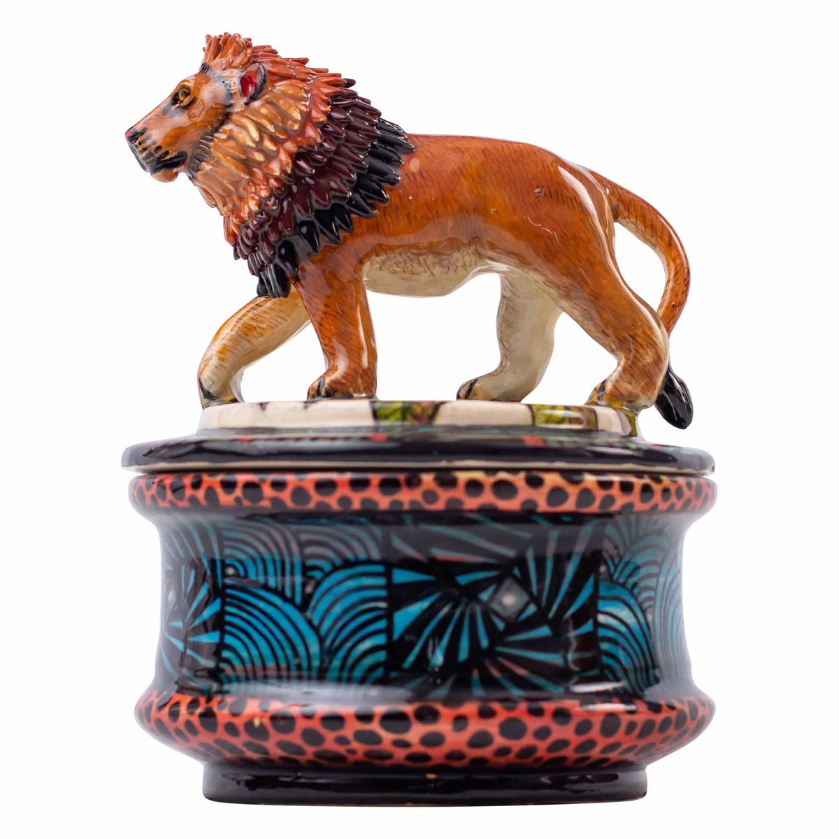 Lion jewelry box
