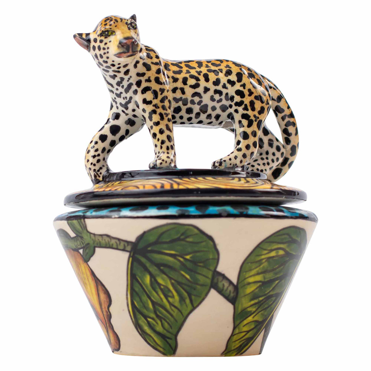 Leopard jewelry box