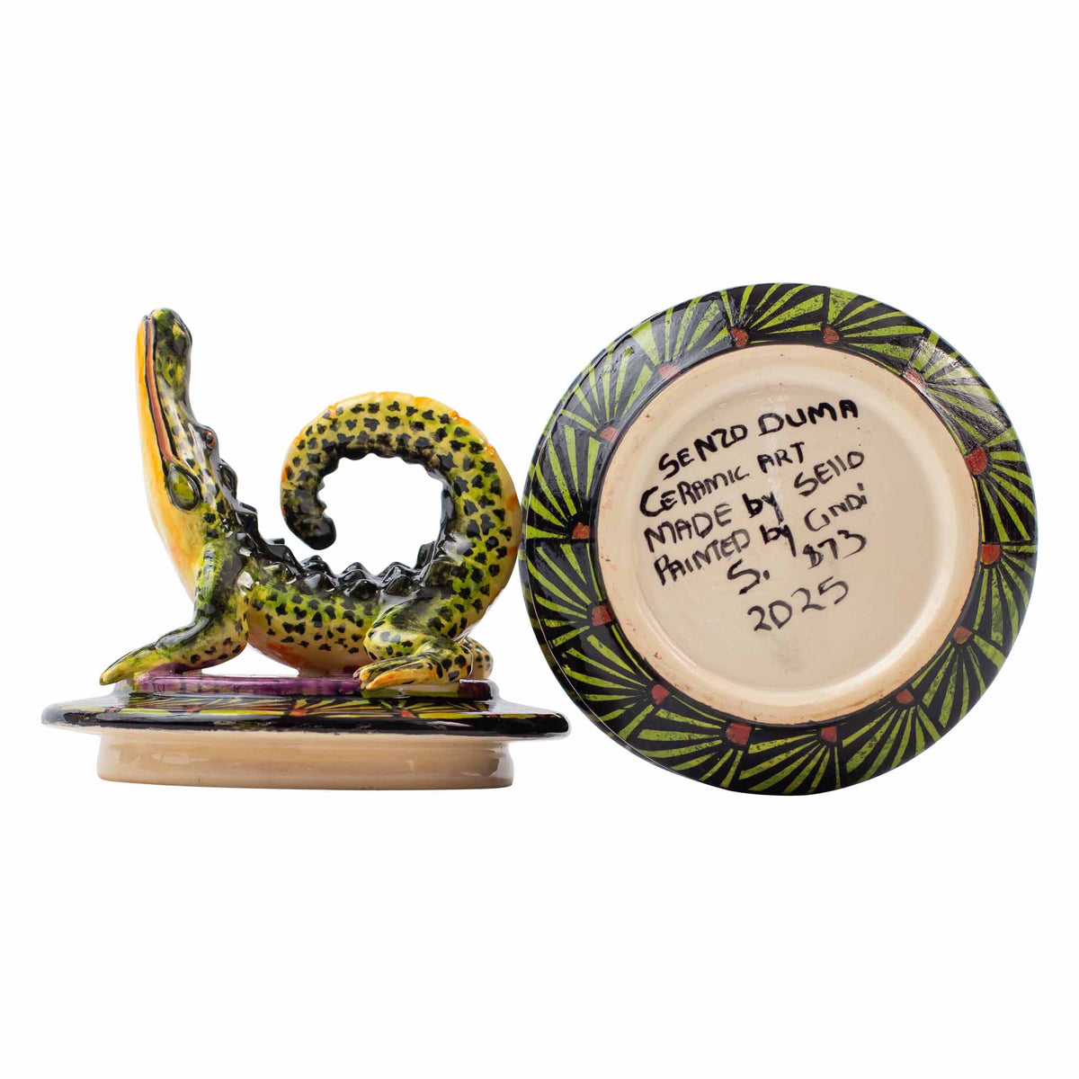 Crocodile jewelry box