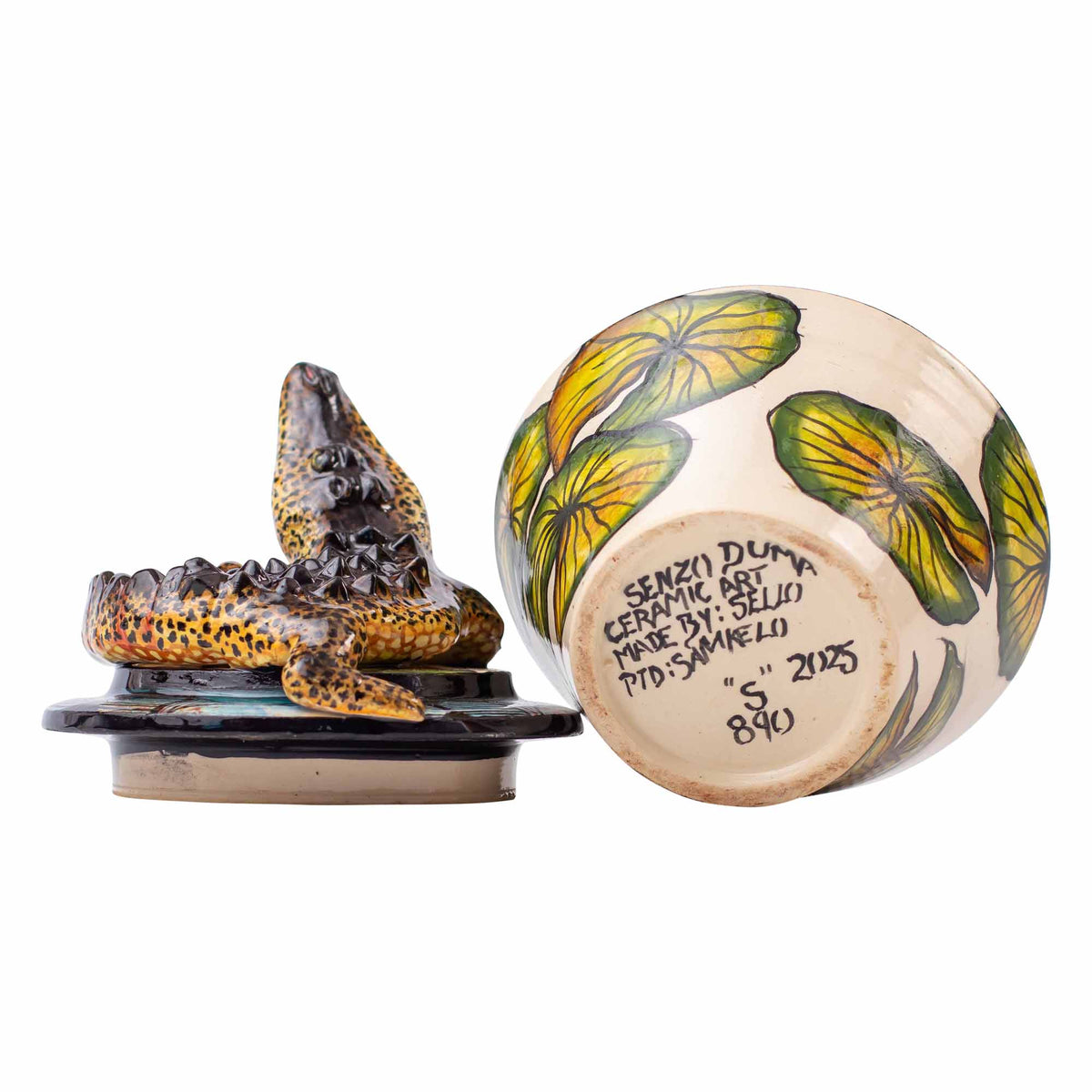 Crocodile jewelry box