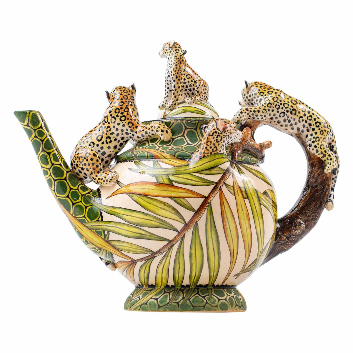Leopard teapot