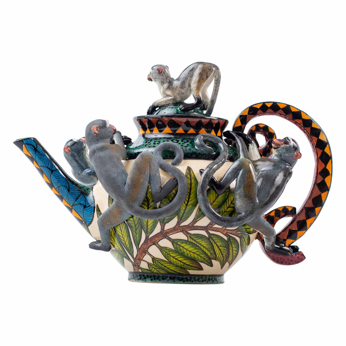 Monkey teapot