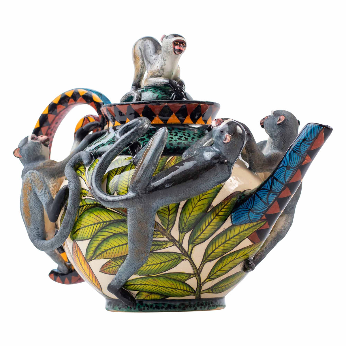 Monkey teapot