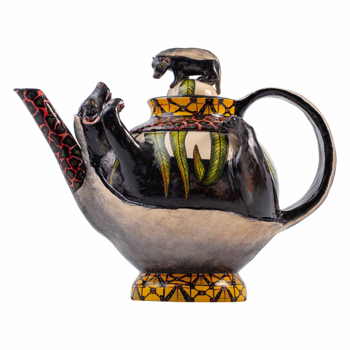 Honey badger teapot