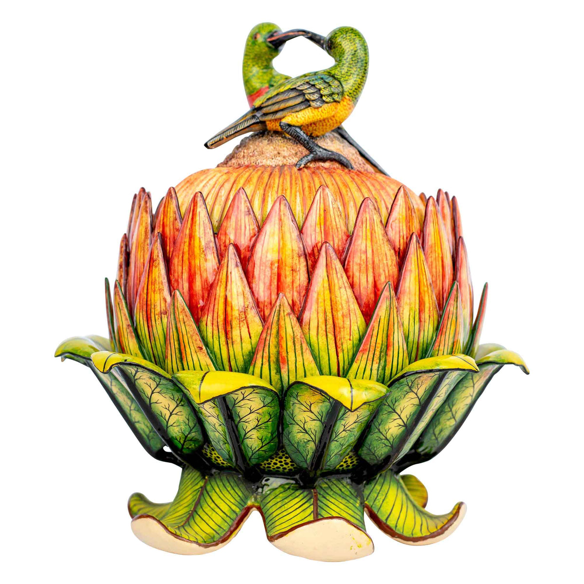 Protea & sunbird tureen