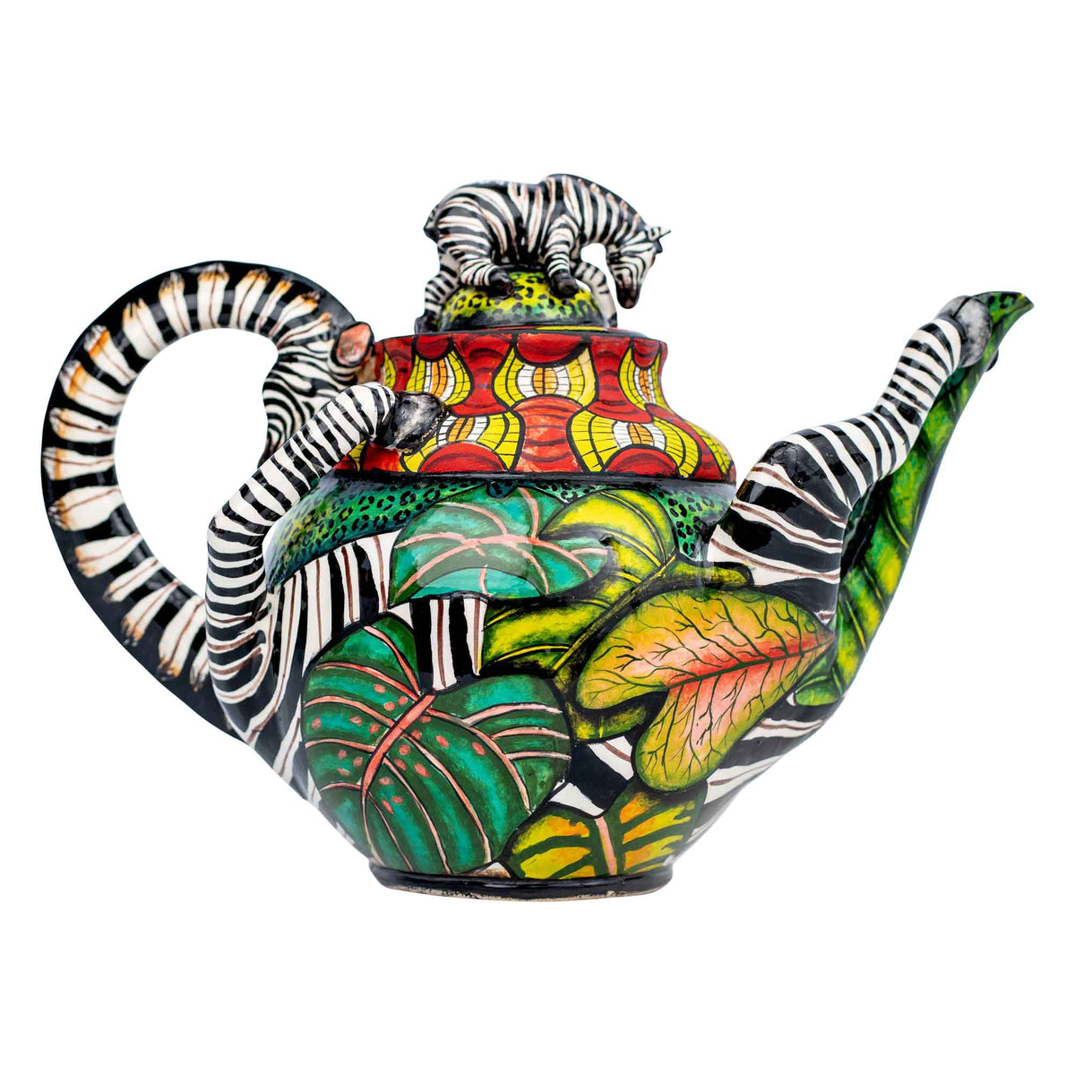 Zebra teapot