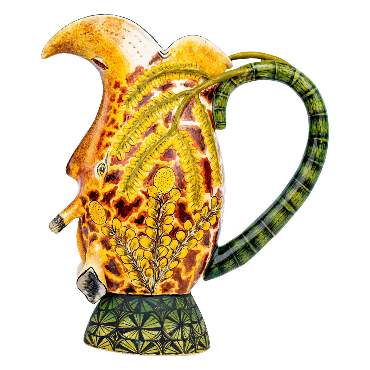 Giraffe & goldenball lead tree jug