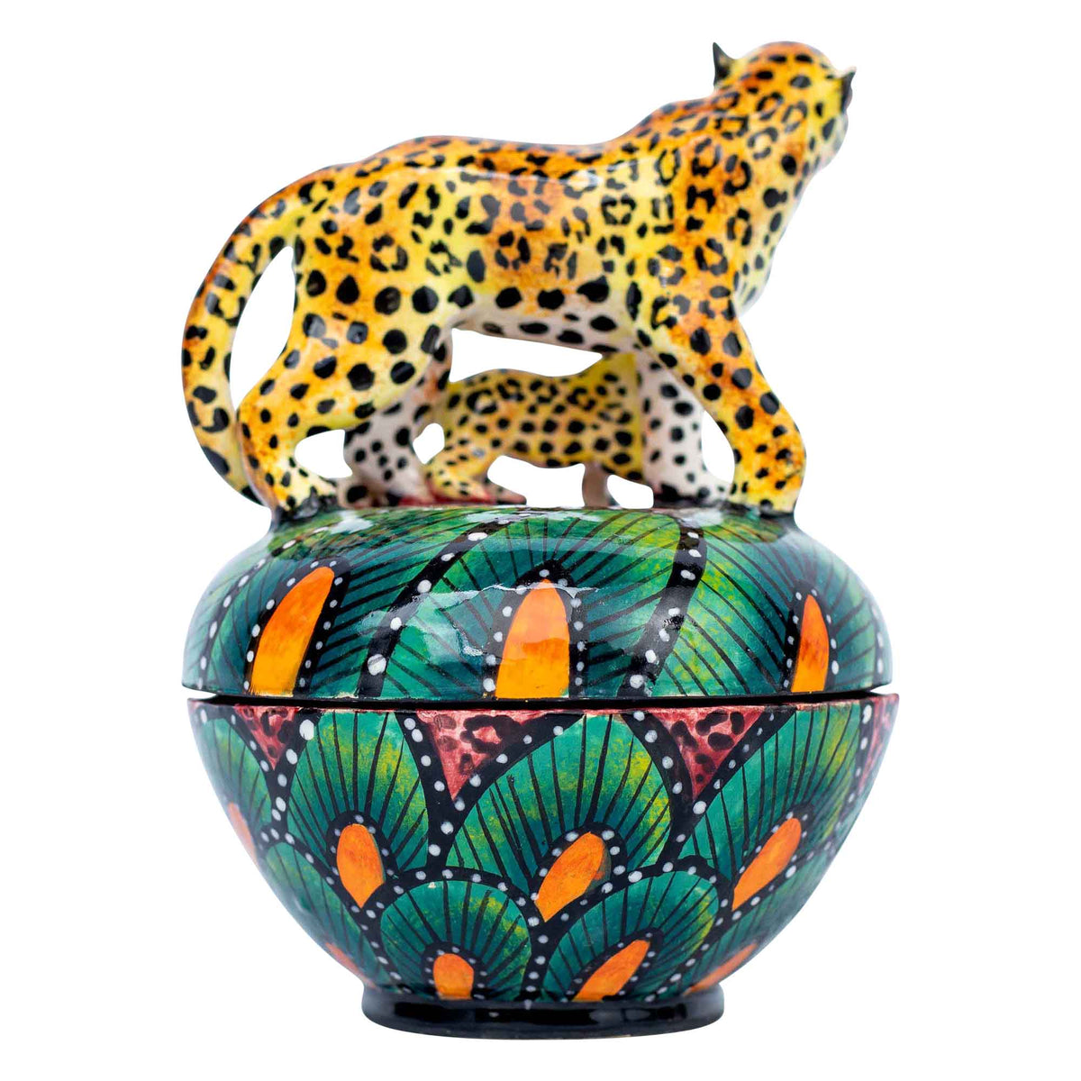 Leopard jewelry box