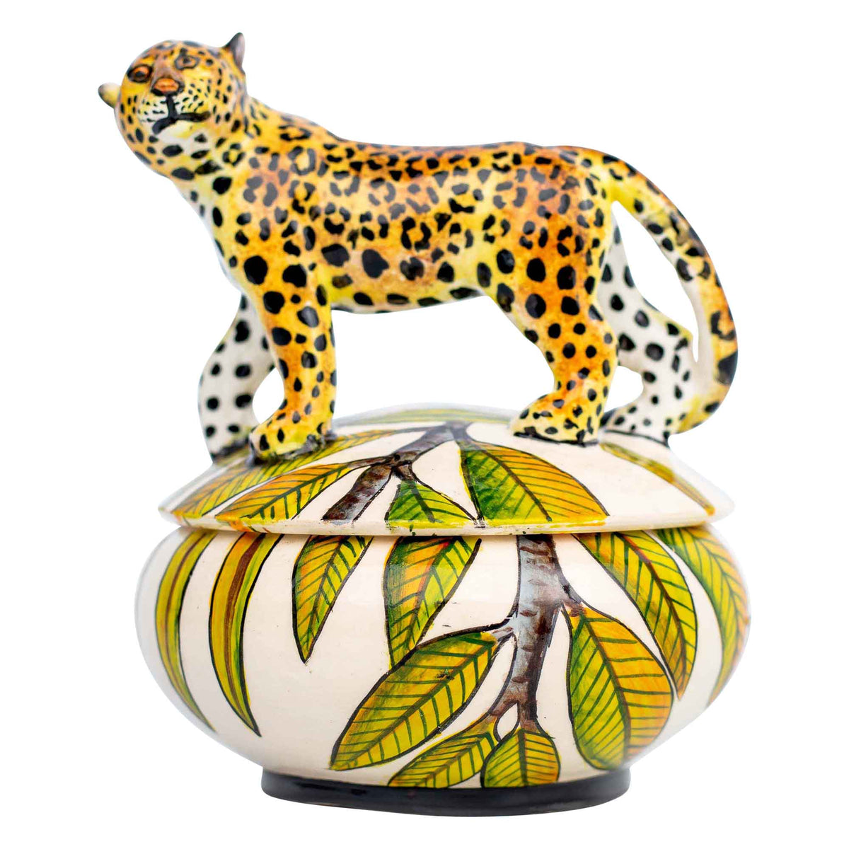 Leopard jewelry box