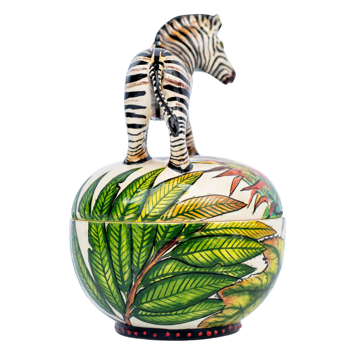 Zebra jewelry box