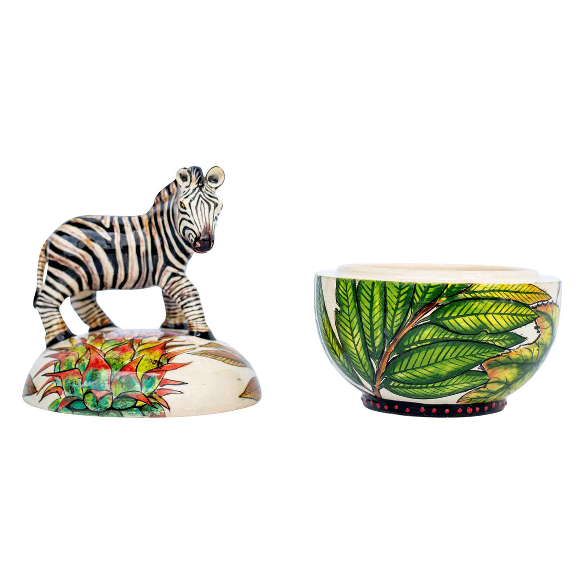 Zebra jewelry box