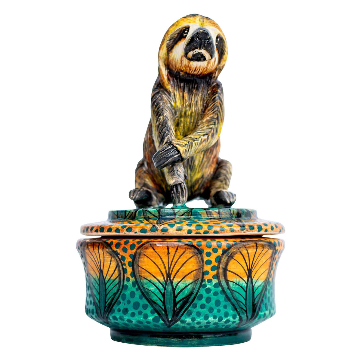 Sloth jewelry box