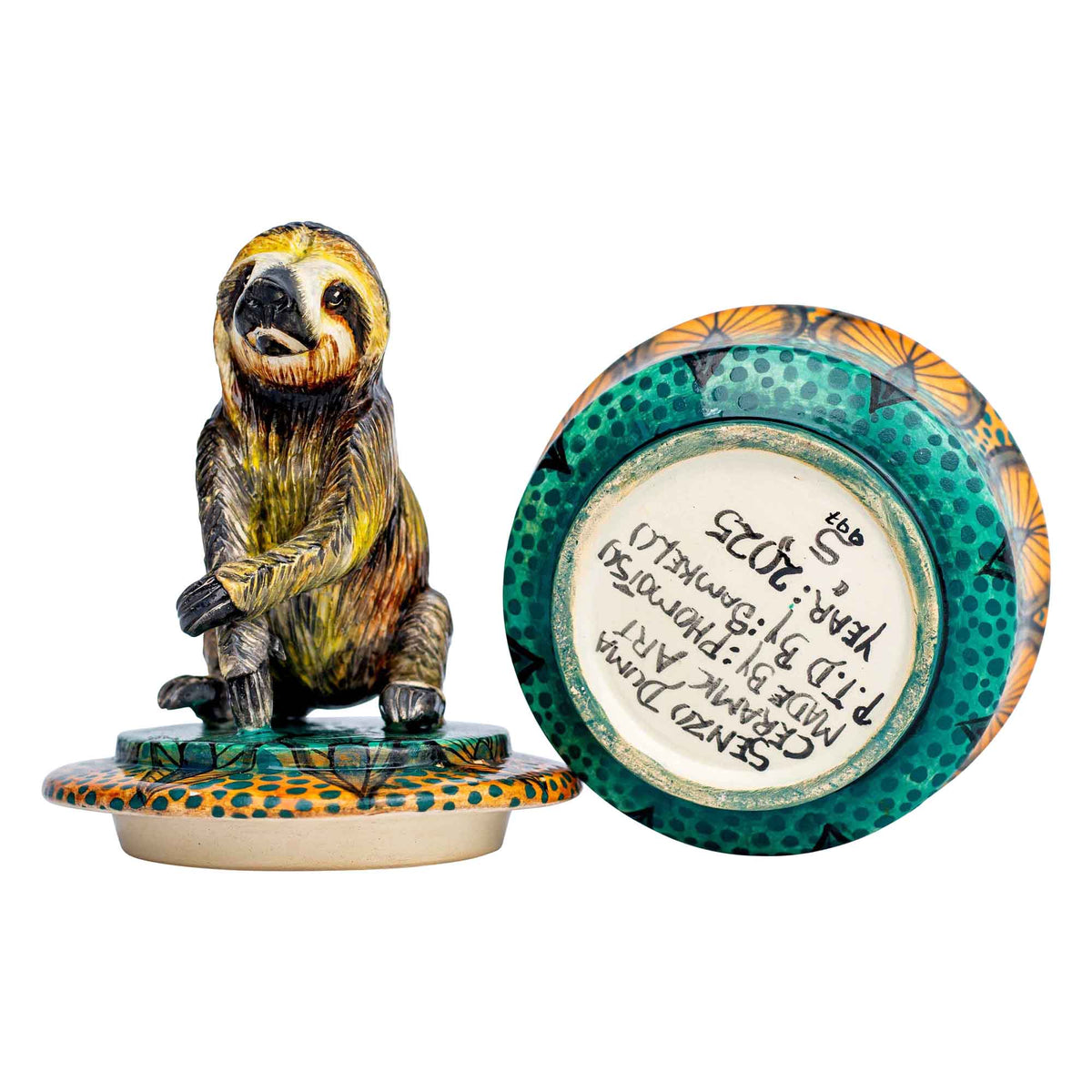 Sloth jewelry box