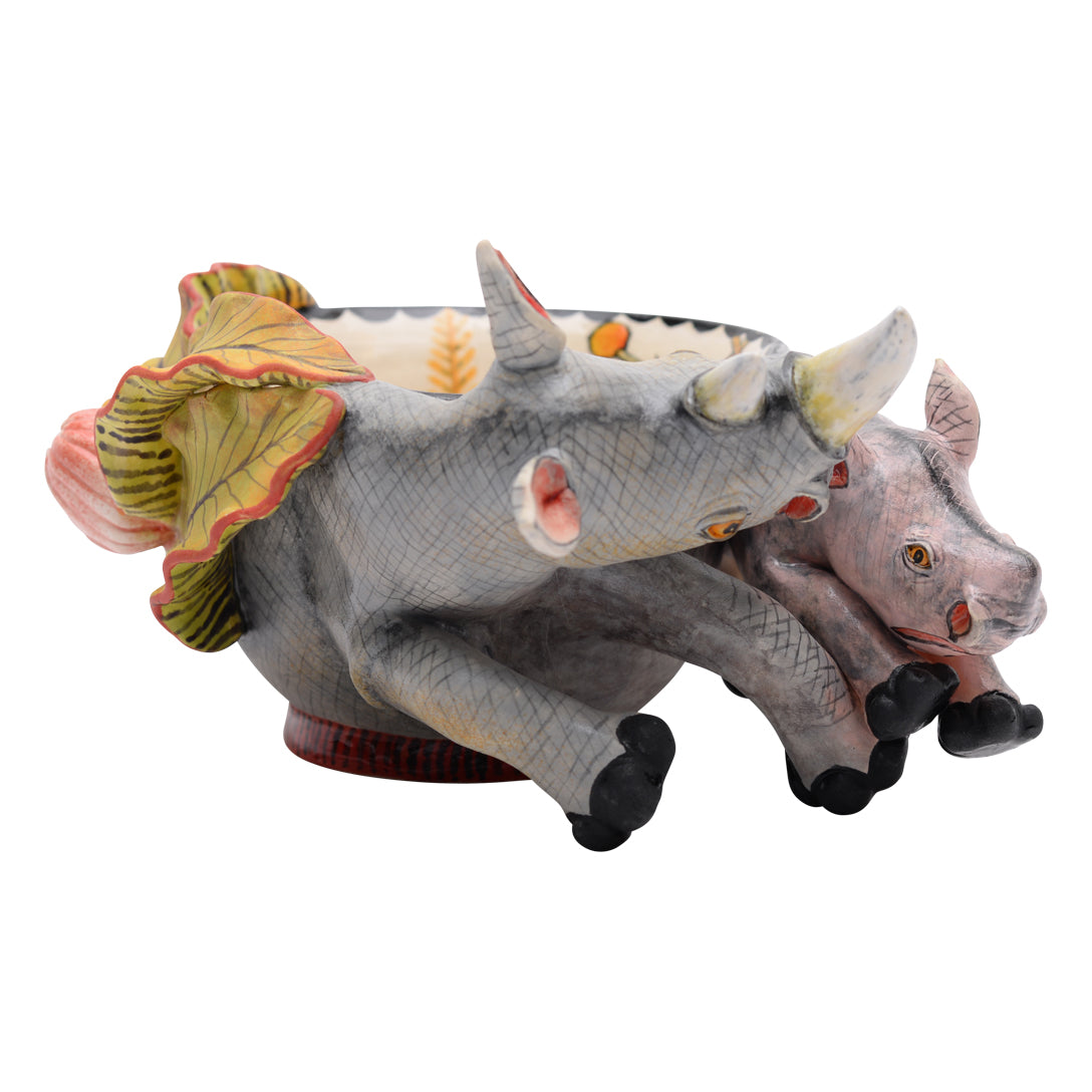 Rhino peanut bowl