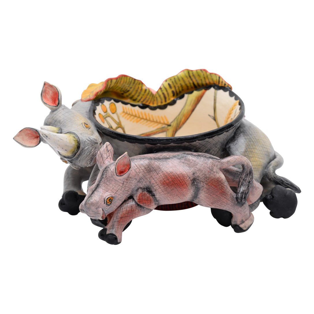 Rhino peanut bowl