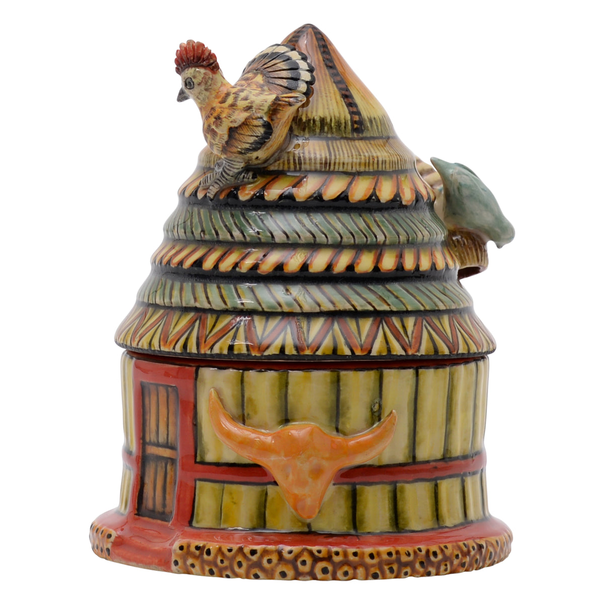 Zulu round hut jewelry box
