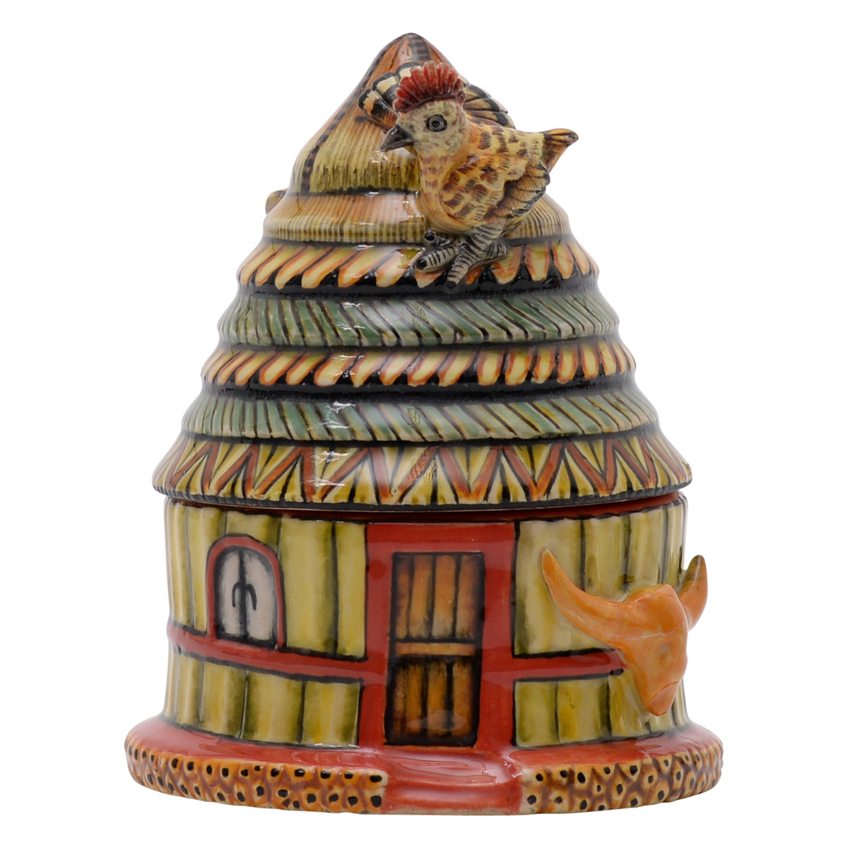 Zulu round hut jewelry box